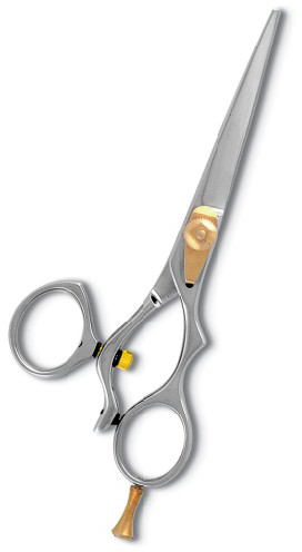 Professional Hair Cutting Scissor with razor edge. Mirror Finish. Movable Ring Professional Hair Cutting Scissor with razor edge. Mirror Finish. Movable Ring
